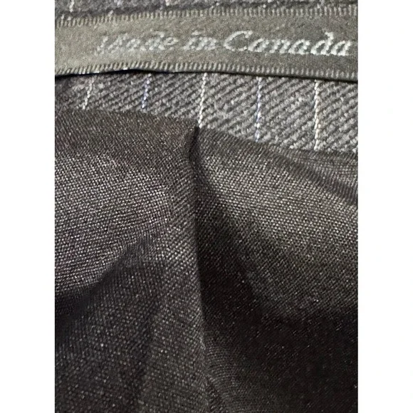Lauren Ralph Lauren Charcoal Pinstripe Wool Blazer Mens Please Read Description